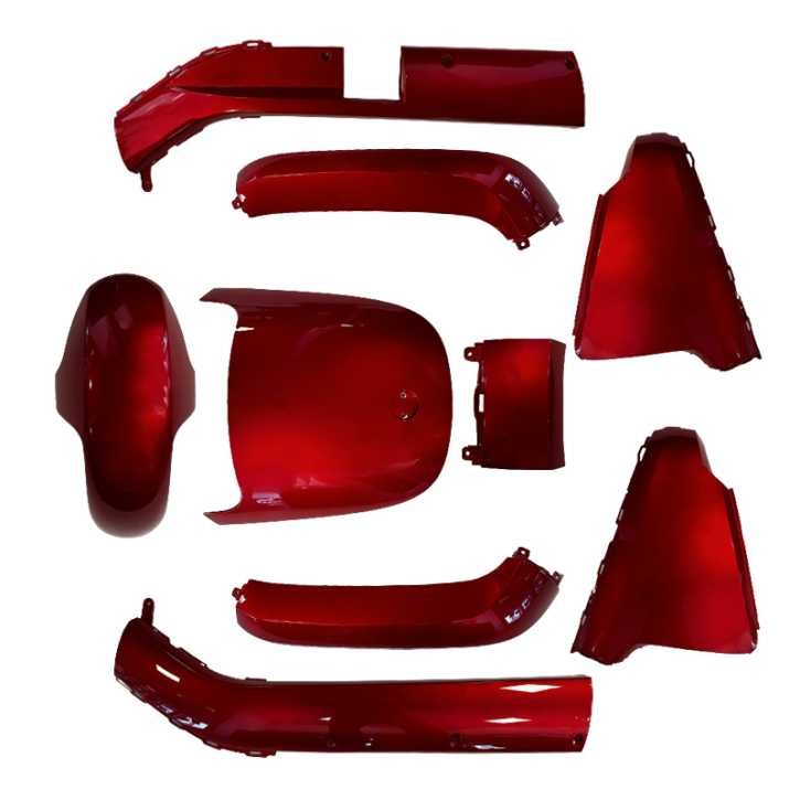 Verkleidungsset für Segway E110, E125 Candy Red 9-teilig