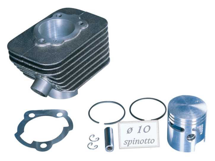 Zylinderkit Polini Grauguss Sport 63ccm 10mm Kolbenbolzen ohne Kopf für Piaggio, Vespa