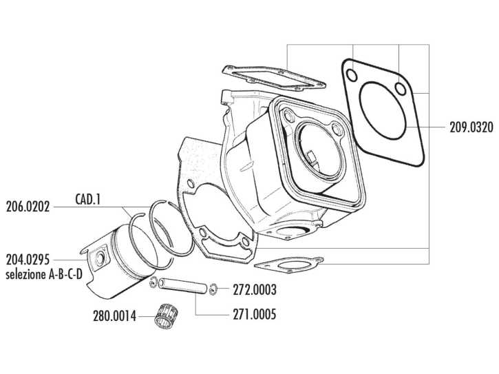 Kolbenring Polini 154ccm 60x1mm für Rotax Typ 122, 123, 127 Motor