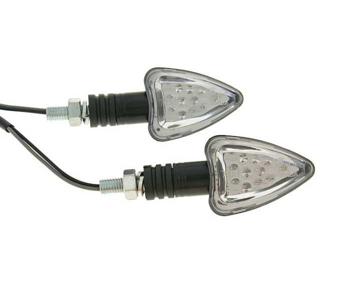 Blinker Set M8 LED schwarz Boost II