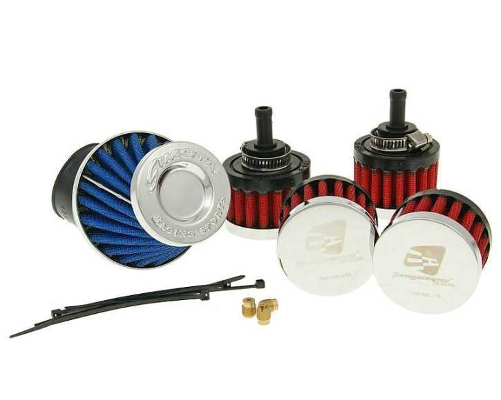 Luftfilter Kit Jiangwayne mit Hauptdüsen 80-85 für Honda Zoomer