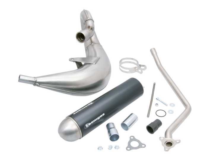 Auspuff Tecnigas E-NOX Steel für Aprilia MX50, RX50 -2005