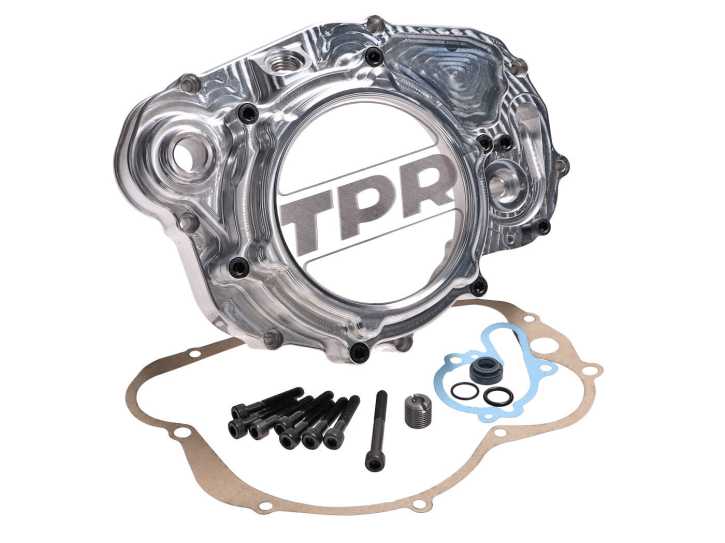 Kupplungsdeckel Top Performances Racing TPR Factory Cover transparent für Minarelli AM6