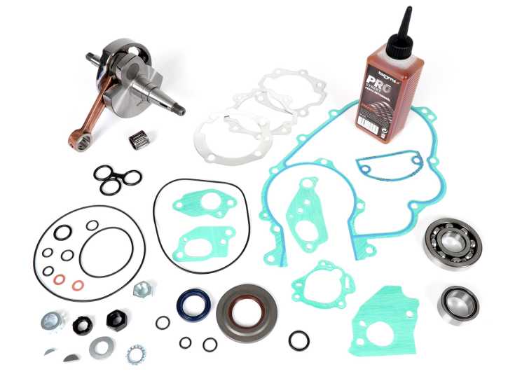 Kurbelwellen-Kit BGM PRO Touring 57mm Hub Vespa PX200 Wellendichtring Antriebseite Metall