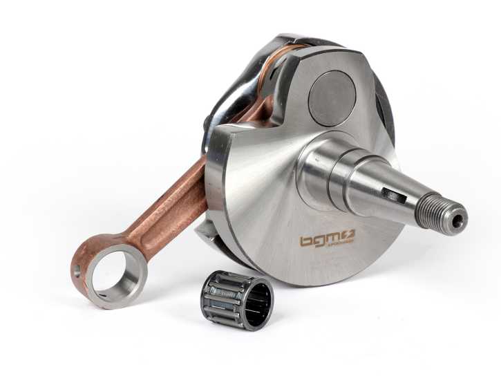 Kurbelwelle BGM Pro Touring (Drehschieber) 57mm Hub, 105mm Pleuel Vespa PX125, PX150