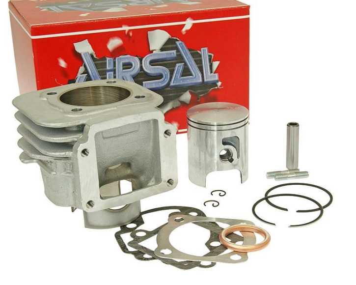 Zylinderkit Airsal T6 Tech-Piston 69,7ccm 47,6mm für Minarelli stehend