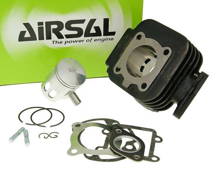 Zylinderkit Airsal Sport 49,2ccm 40mm, 39,2mm Grauguss für Minarelli stehend