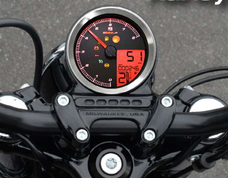 Tachometer Multi Instrument Koso HD-01 für Harley 883