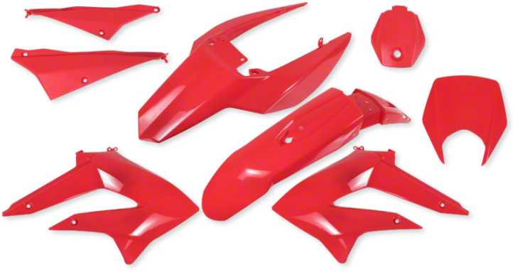 Verkleidungsset Derbi Senda DRD Gilera SMT RCR Rot