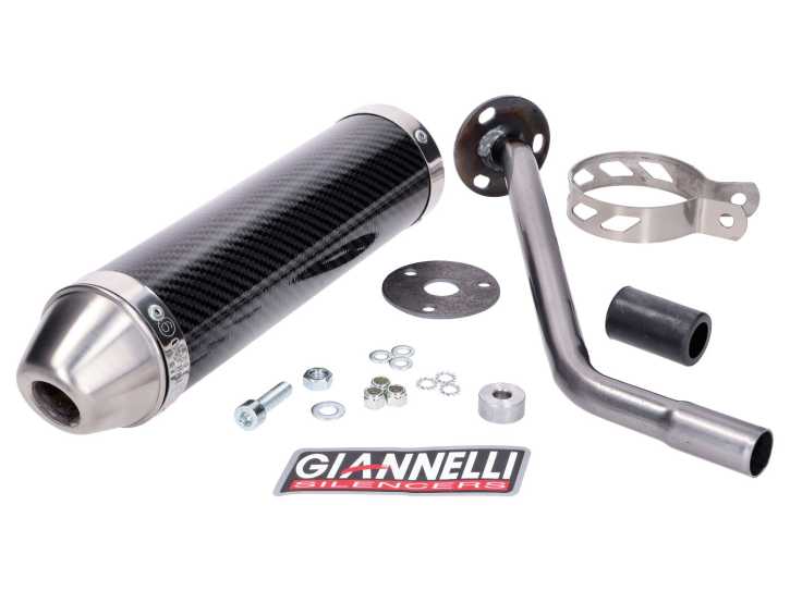 Endschalldämpfer Giannelli Carbon für Beta RR 50 Enduro, Motard 12-16, Enduro 50 Factory 15-16