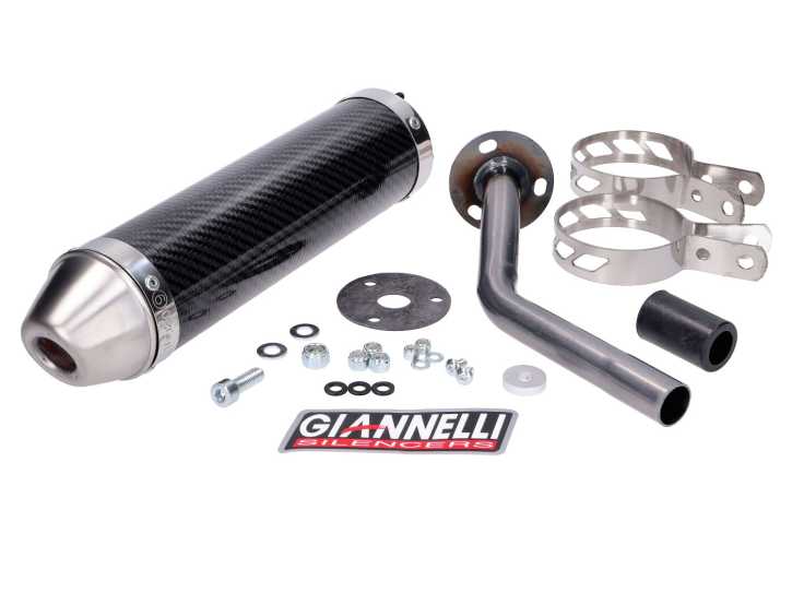 Endschalldämpfer Giannelli Carbon für Fantic Motor 50ER, 50MR