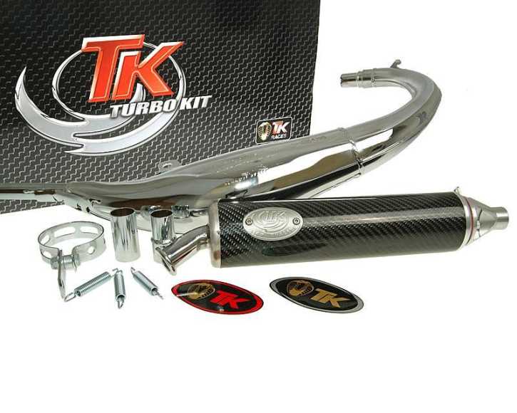 Auspuff Turbo Kit Road RQ Chrom für Aprilia RS50 (-99)