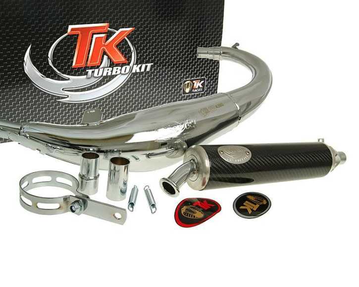 Auspuff Turbo Kit Road RQ Chrom für Rieju RS1