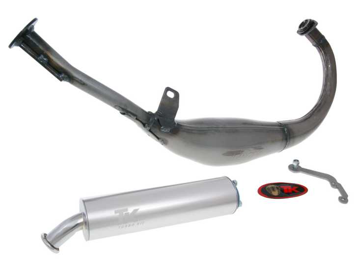 Auspuff Turbo Kit Bajo R für Derbi Senda (00-), Aprilia RX/SX, Gilera RCR/SMT, Zulu