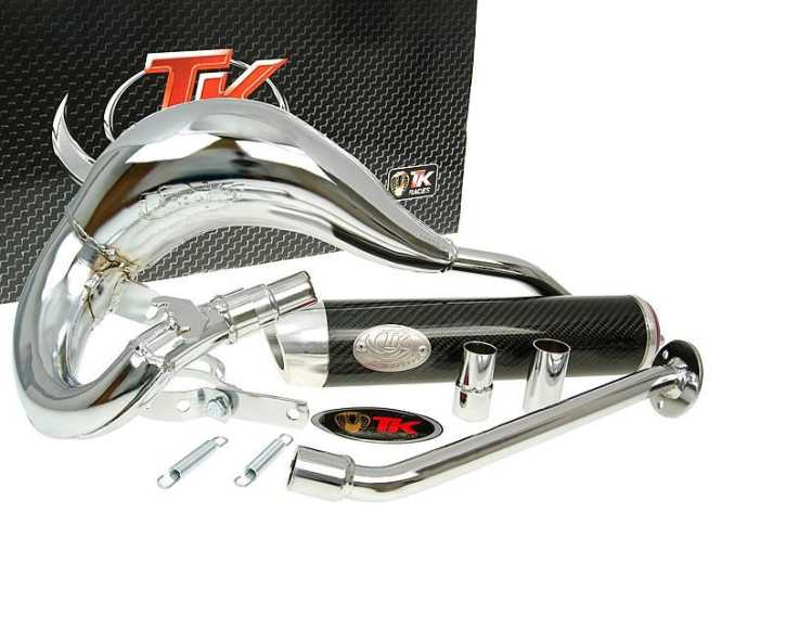 Auspuff Turbo Kit Bufanda RQ Chrom für HM CRE 50 Factory