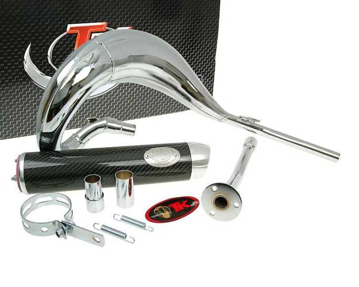 Auspuff Turbo Kit Bufanda RQ Chrom für Beta RR50 (-02)