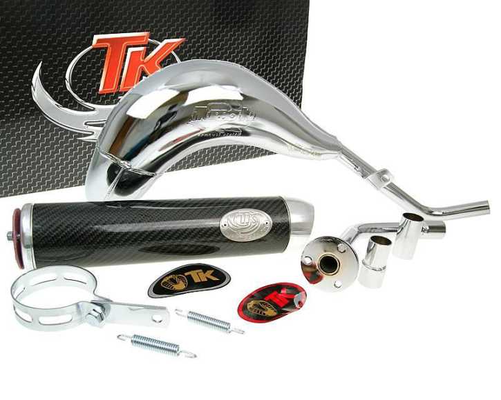 Auspuff Turbo Kit Bufanda RQ Chrom für Beta RR50 (03-07)