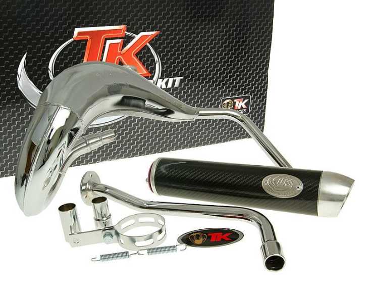 Auspuff Turbo Kit Bufanda RQ Chrom für MH Furia RYZ 50 (03-05)