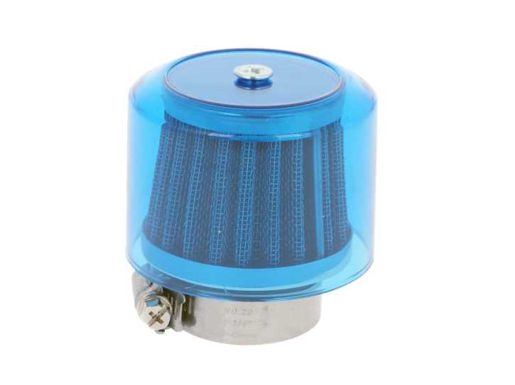 Luftfilter Air-System 38mm gerade blau