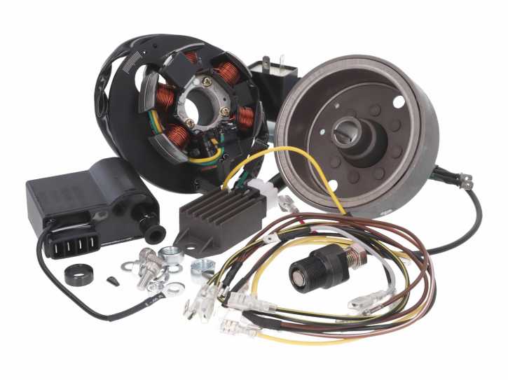 Umrüstkit Lichtmaschine / Zündung 12V für Simson S50, S51, S53, S83, S70, Schwalbe KR51/2, SR50, SR80