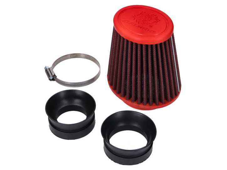 Luftfilter Malossi Red Filter E18 Racing für Dellorto PHBH, Mikuni, Keihin Vergaser