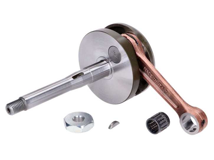 Kurbelwelle Malossi RHQ 12mm Kolbenbolzen 43mm Hub für Piaggio, Vespa Mofas