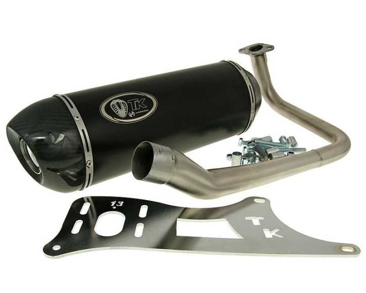 Auspuff Turbo Kit GMax Carbon H2 4T für Kymco Dink, Yager, Spacer 125, 150