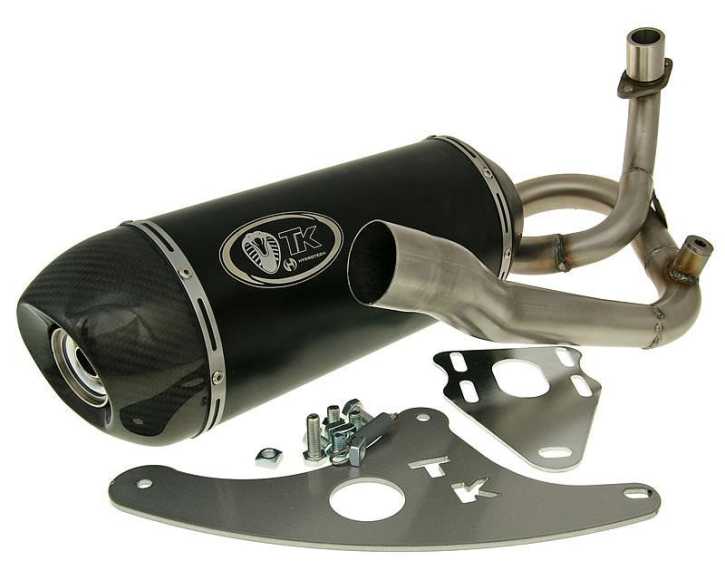 Auspuff Turbo Kit GMax Carbon H2 4T für Vespa S 125, 150 4T