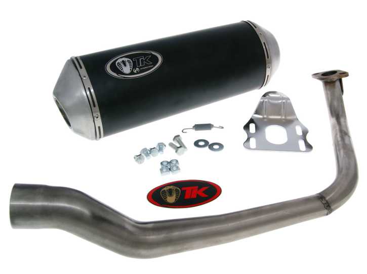 Auspuff Turbo Kit GMax 4T für SYM HD 125 EVO LH12W-6 LH12W5-6 LH12BW