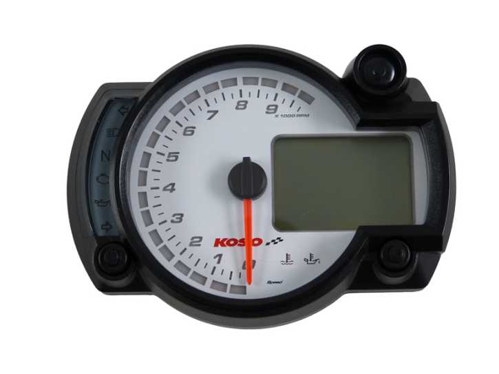 Koso GP Style Speedometer RX2N Display weiß