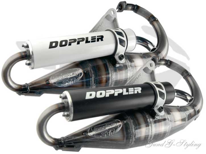 Doppler S3R Evolution Auspuff, Sportauspuff für Peugeot Speedfight