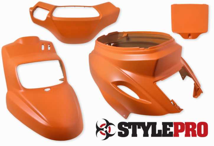 Verkleidungsset Orange Matt MBK Booster YAMAHA BWs 12 ab Bj. 2004