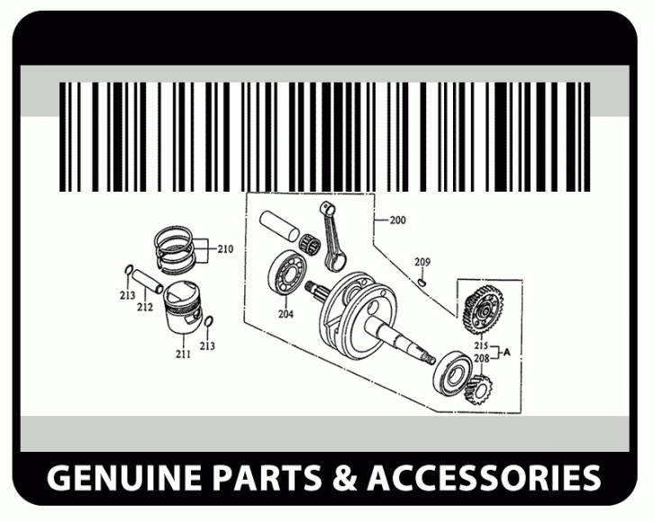 Schalthebel OEM für Derbi GPR -2003