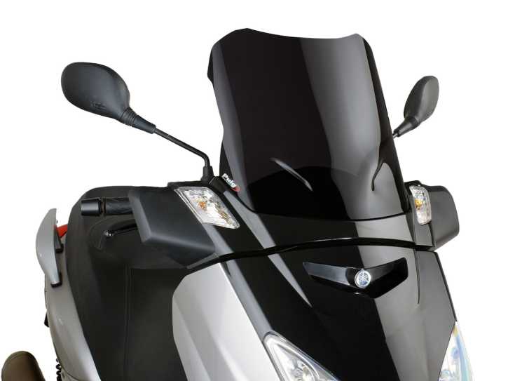 Windschild Puig V-Tech Sport schwarz für Yamaha X-Max 125 YP125R 06-09