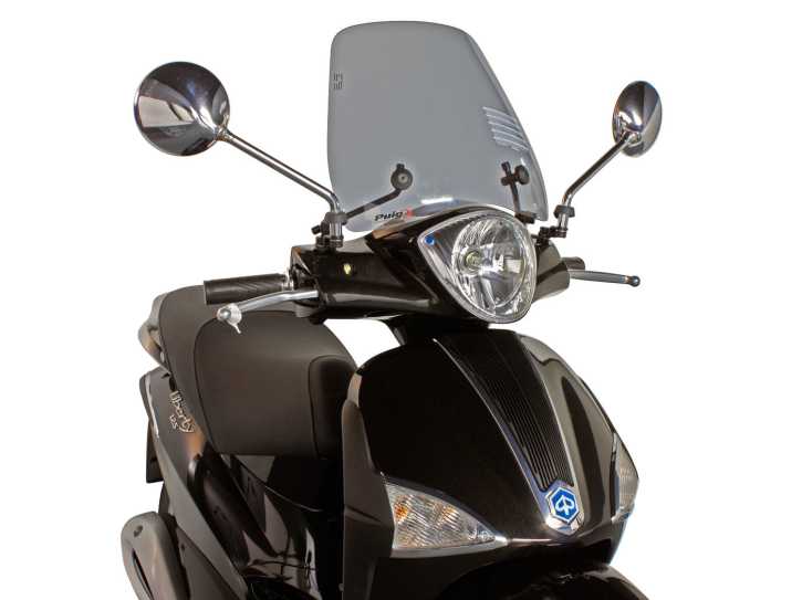 Windschild Puig Trafic smoke für Piaggio Liberty 50, 125 (04-10)