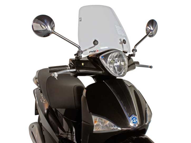 Windschild Puig Trafic transparent / klar für Piaggio Liberty 50, 125 (04-10)