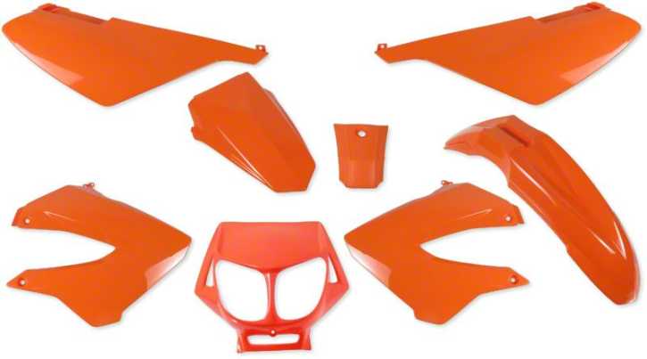 Verkleidungsset Orange Derbi Senda R SM Gilera SMT / RCR