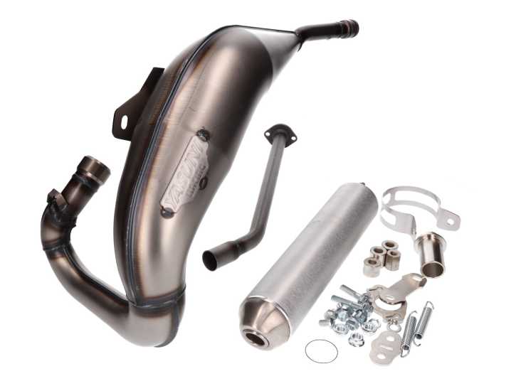 Auspuff Yasuni Cross MAX Aluminium für Aprilia RX, SX, Derbi R, SM, Gilera RCR, SMT