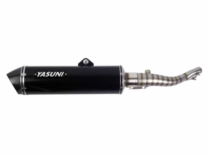 Auspuff Yasuni Scooter 4 Black Edition für Yamaha X-Max 125 2006-2009, 2010-2012