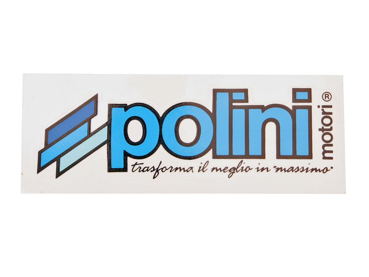 Aufkleber Polini Logo 12x4cmRP097.0034