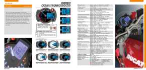 Koso GP Style Tacho Speedometer RX2N Display weiß mit Drehzahlmesser